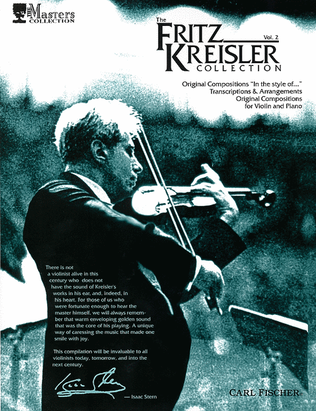 Book cover for The Fritz Kreisler Collection - Volume 2