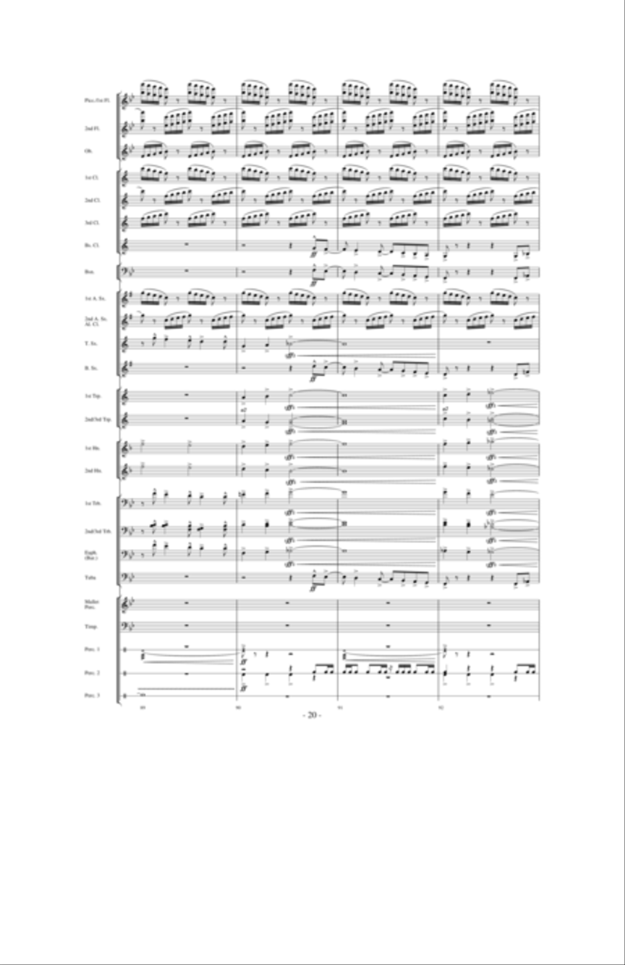 Of Honor and Valor Eternal Concert Band scores gallery preview page 19