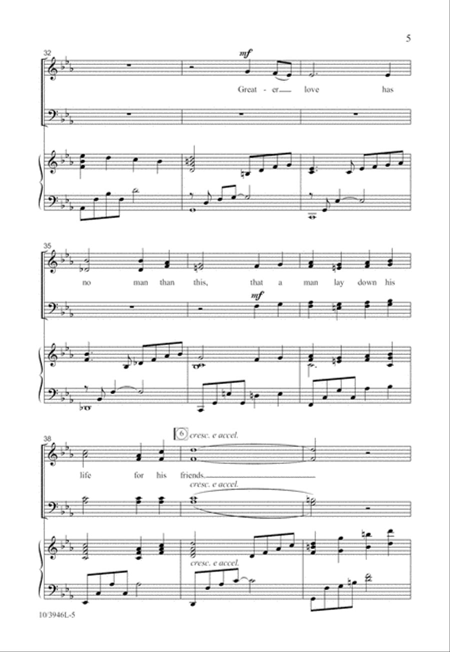 This Is My Commandment 4-Part scores gallery preview page 6