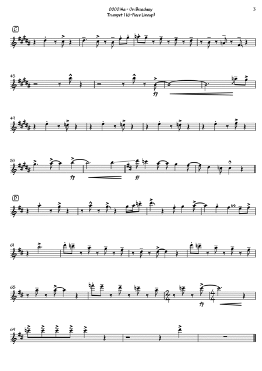 On Broadway Small Ensemble scores gallery preview page 3