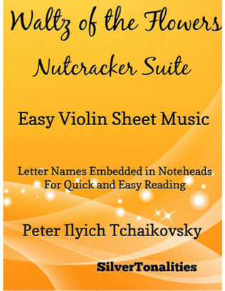 Book cover for Waltz of the Flowers Nutcracker Suite Easy Violin Sheet Music