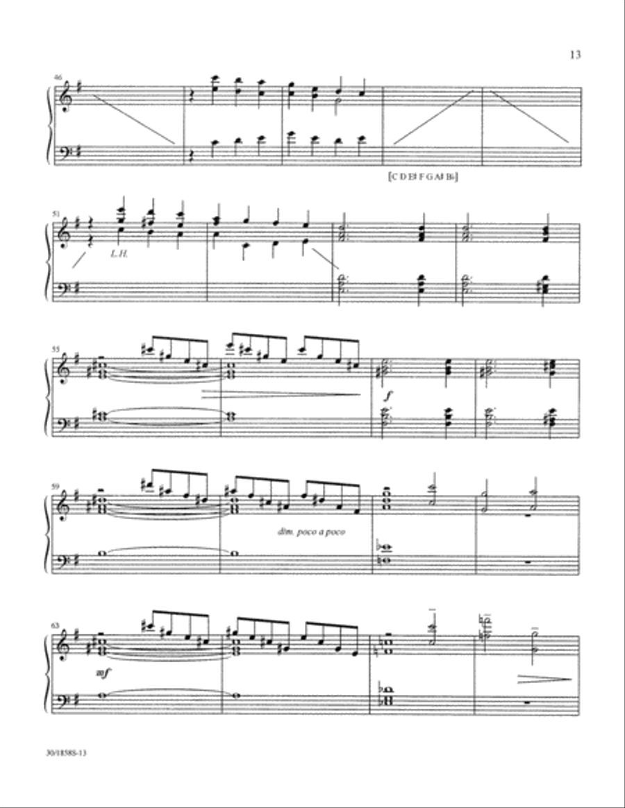 Glad Tidings of Great Joy - Harp Part Choir scores gallery preview page 15