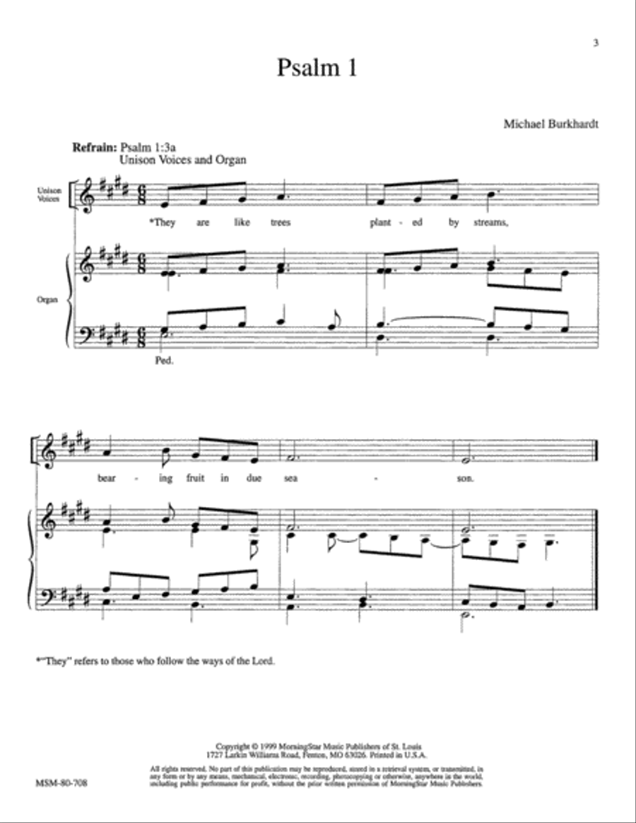 Psalms for the Church Year SSA scores gallery preview page 3