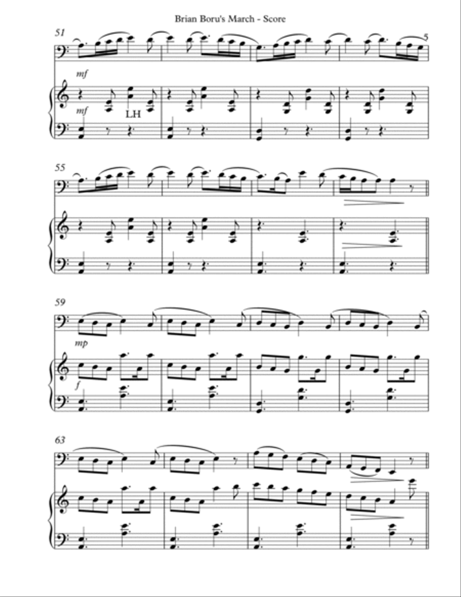 Brian Boru’s March, Duet for Bassoon and Harp image number null