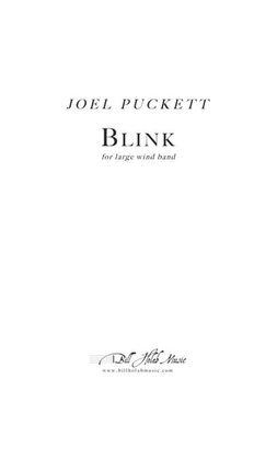 Blink (conductor's score)