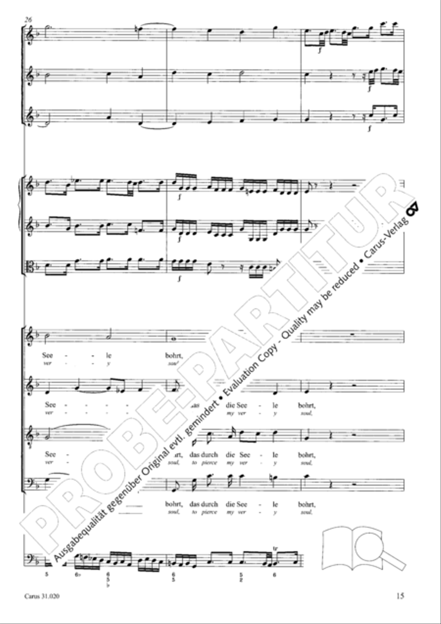 Eternity, thou thundrous word (O Ewigkeit, du Donnerwort) ATB scores gallery preview page 16