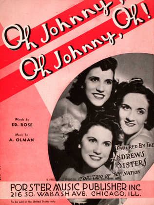 Book cover for Oh Johnny, Oh Johnny, Oh