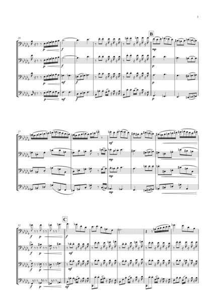 JazzTromBern for Trombone Quartet, Movement 3 image number null