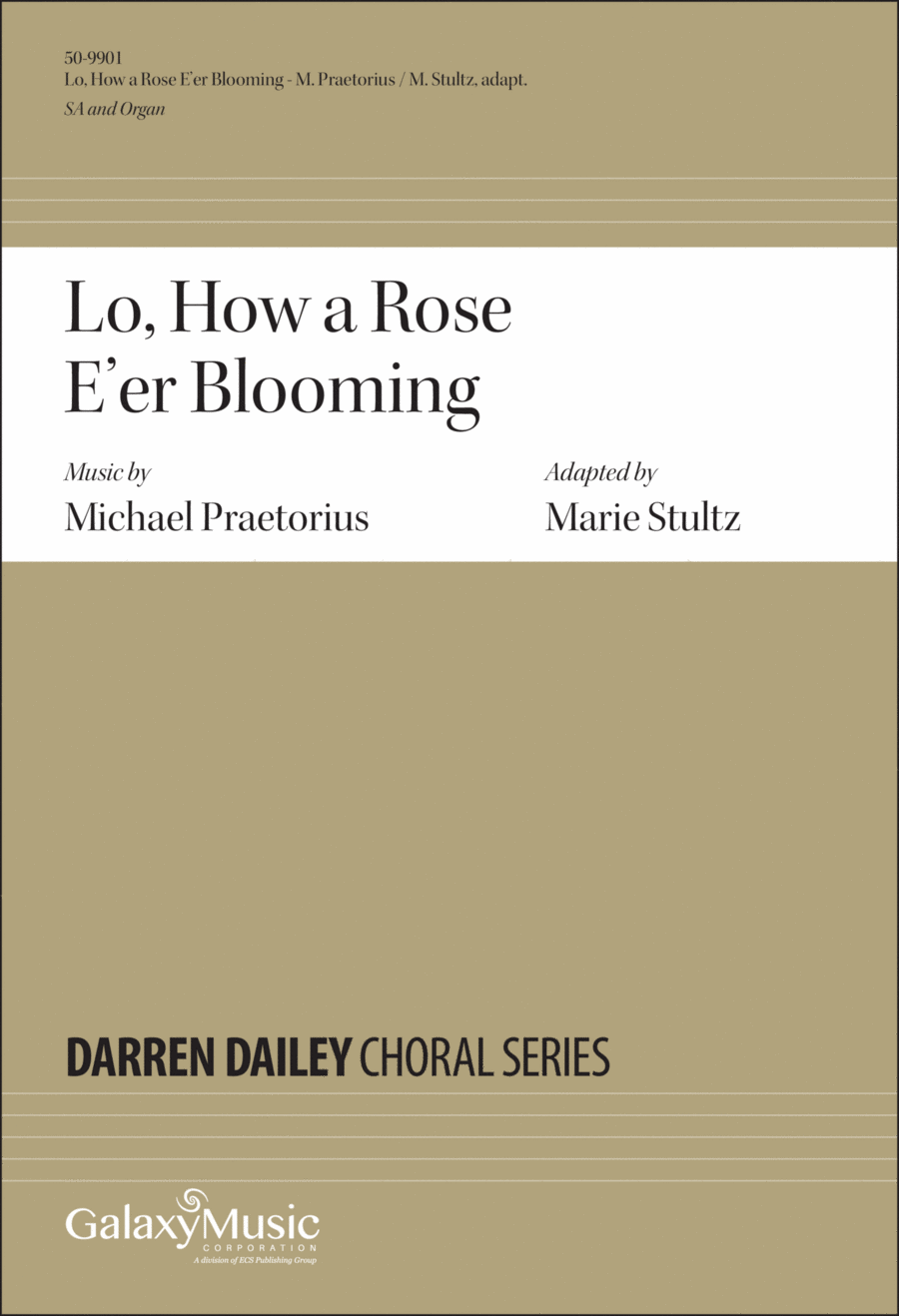 Lo, How a Rose E'er Blooming SA scores gallery preview page 1