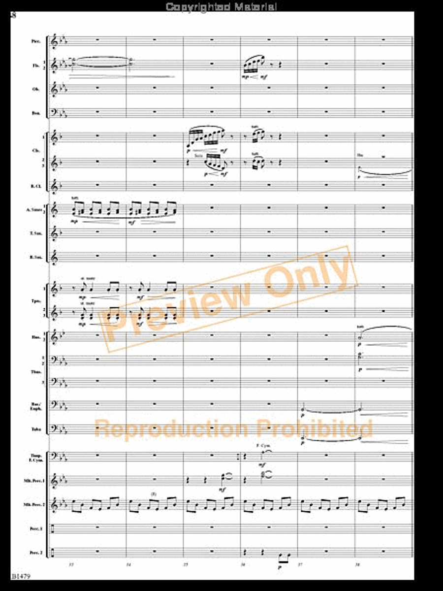 Gravity Wave Gravity Wave Concert Band scores gallery preview page 7