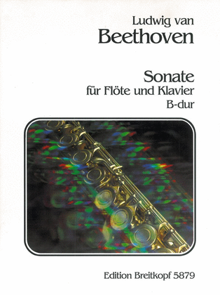 Book cover for Sonata in B flat major