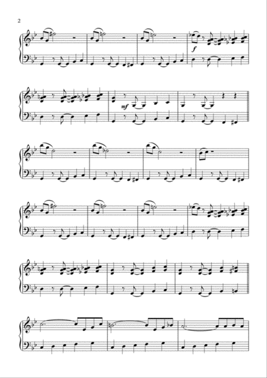 Mission: Impossible Theme from the Paramount Television Series MISSION: IMPOSSIBLE Easy Piano scores gallery preview page 2