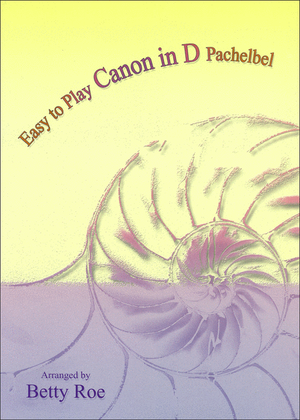 Book cover for Easy to Play Canon in D
