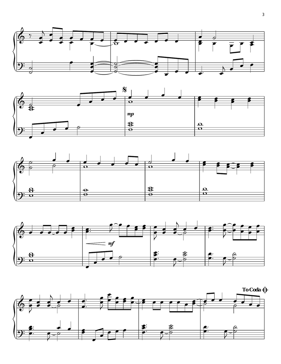 We Belong Together Piano Solo scores gallery preview page 3