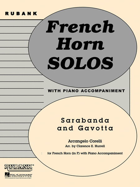 Sarabanda and Gavotta - French Horn (In F) Solos With Piano