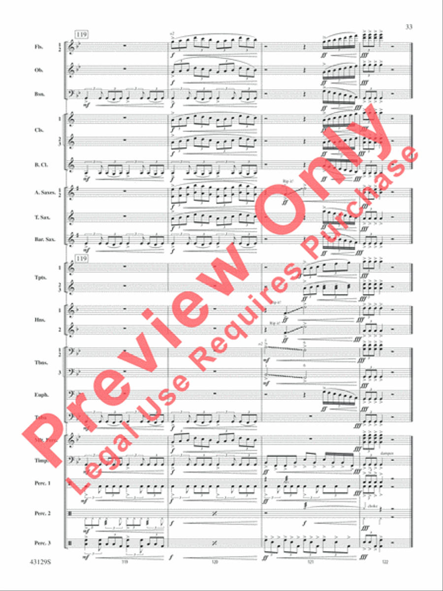 Soundtrack Soundtrack Concert Band scores gallery preview page 34