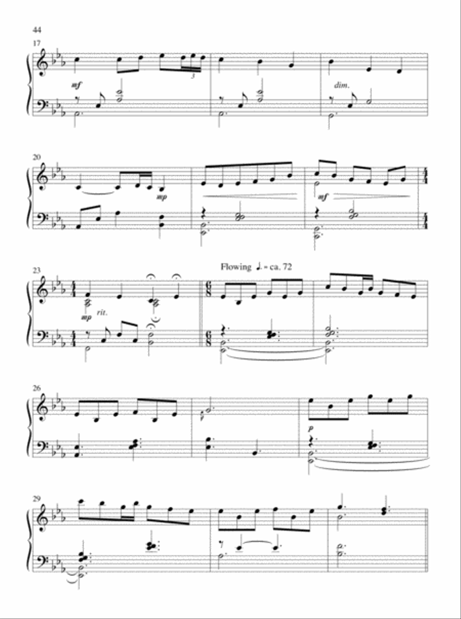 Let All Things Their Creator Bless! Piano Solo scores gallery preview page 25
