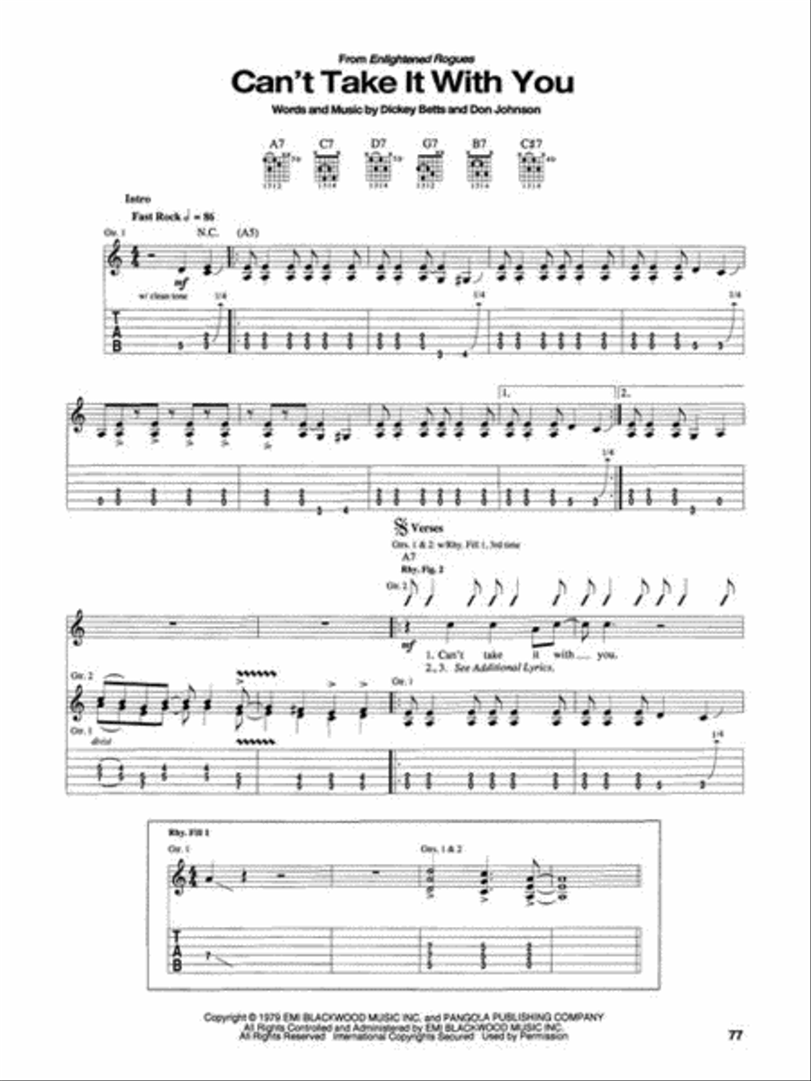 The Definitive Collection For Guitar - Volume 1 Electric Guitar scores gallery preview page 8
