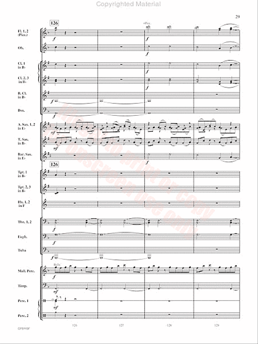 Converse Fantasy Concert Band scores gallery preview page 30