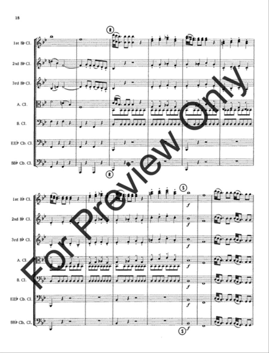 Impresario Overture B-Flat Clarinet scores gallery preview page 21