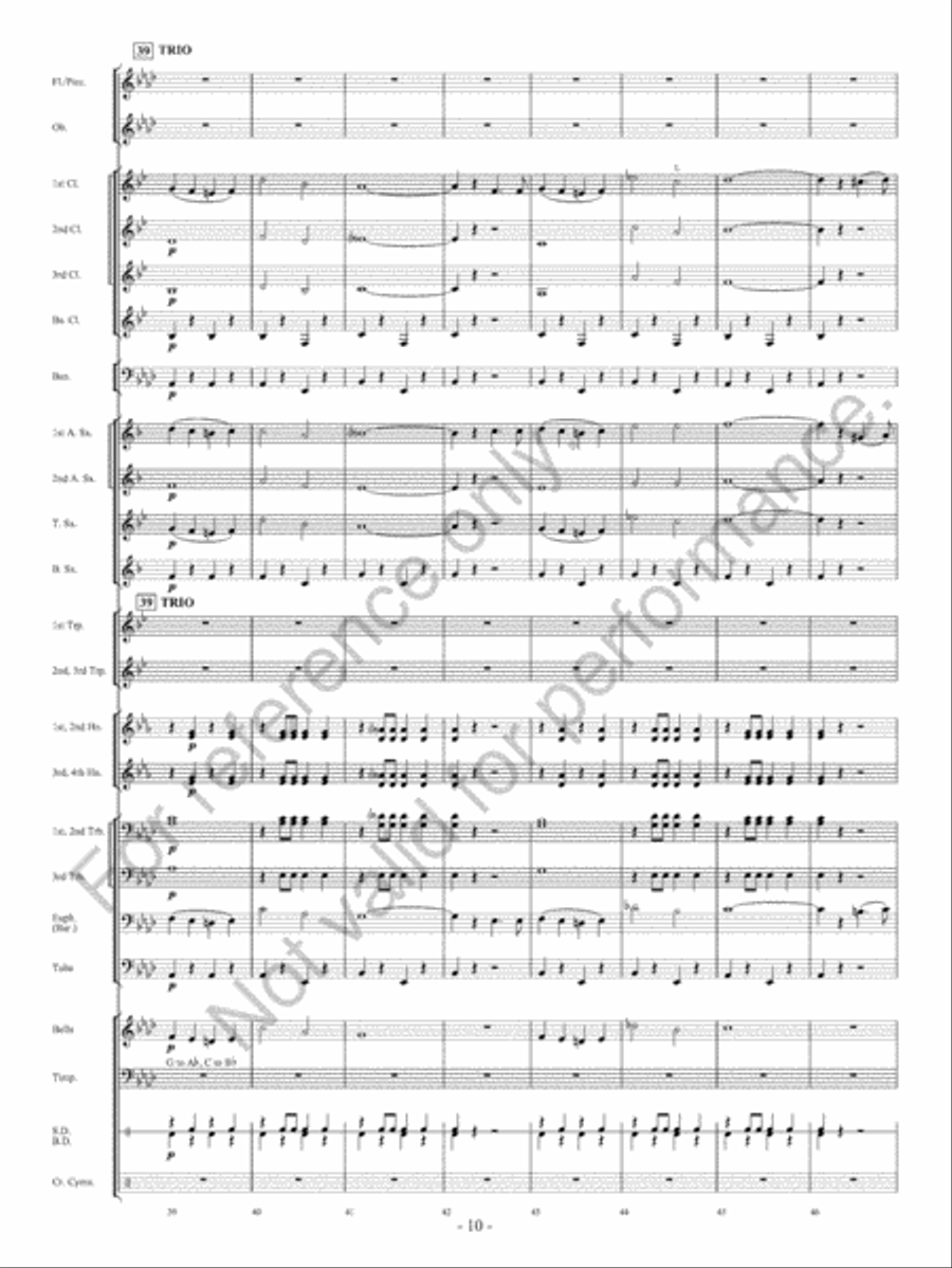 Freedom City Concert Band scores gallery preview page 11