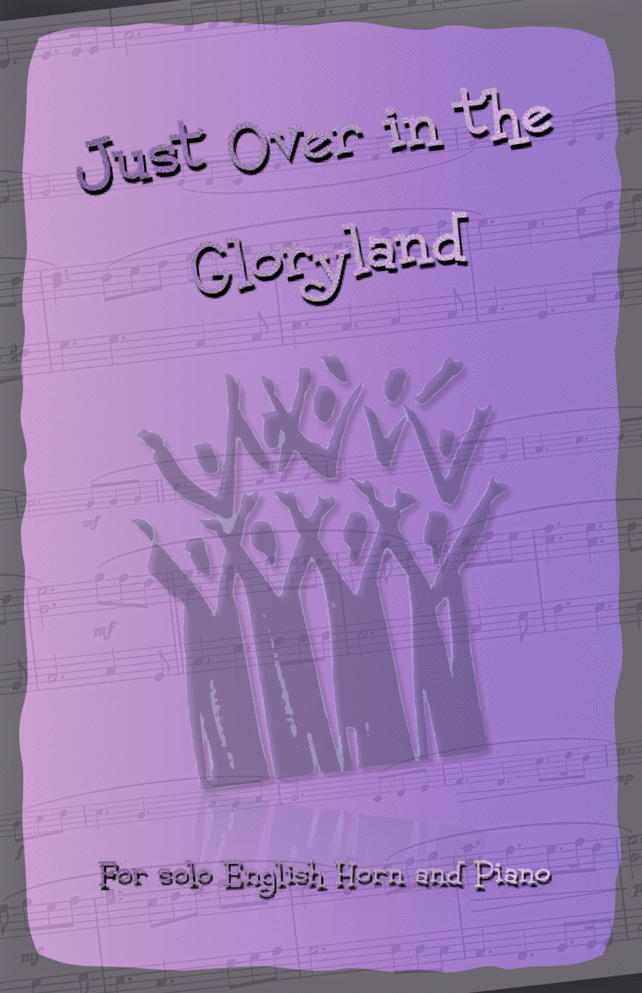 Just Over In Glory Land, Gospel Hymn for English Horn and Piano English Horn scores gallery preview page 1