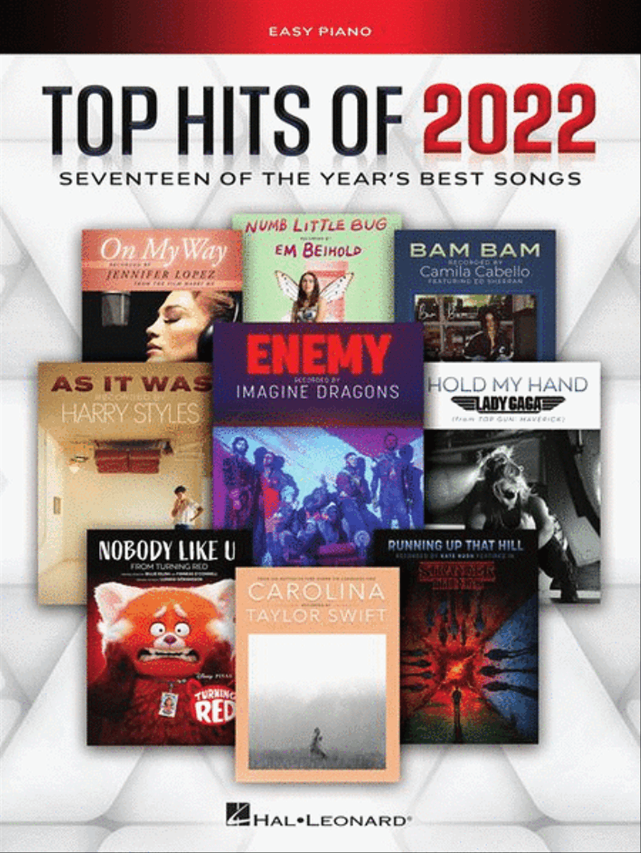 Top Hits of 2022 Easy Piano scores gallery preview page 2