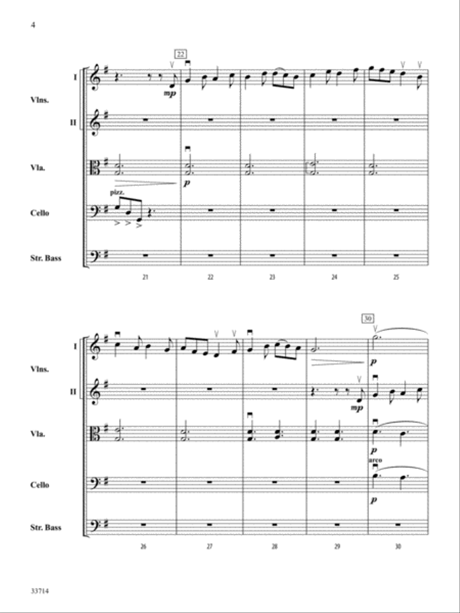 A Keltic Feast: Score A Keltic Feast: Score String Orchestra scores gallery preview page 4