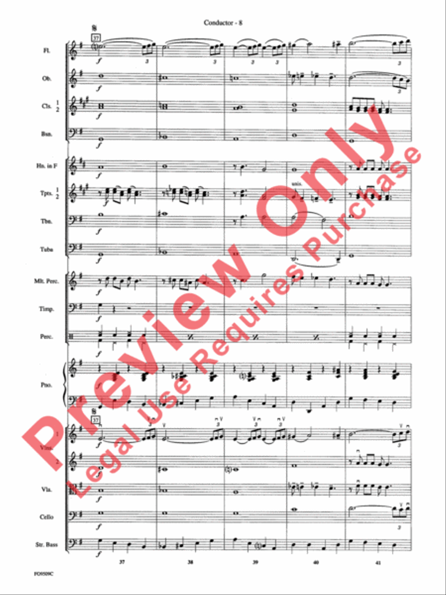 Moonlight Serenade Full Orchestra scores gallery preview page 10