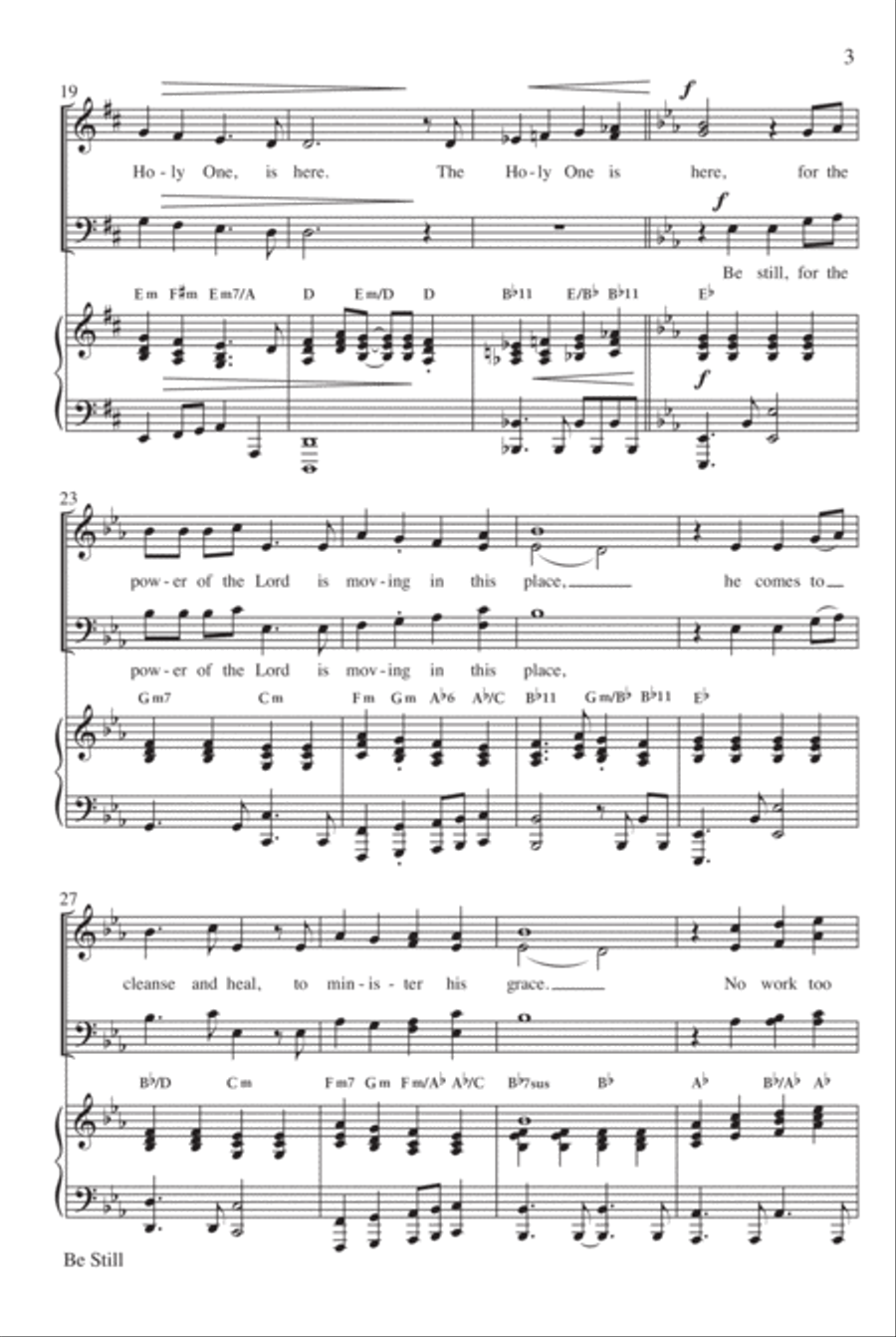 Be Still 4-Part scores gallery preview page 4
