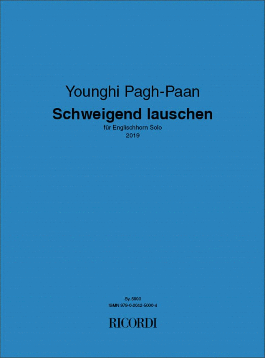 Schweigend lauschen English Horn scores gallery preview page 1