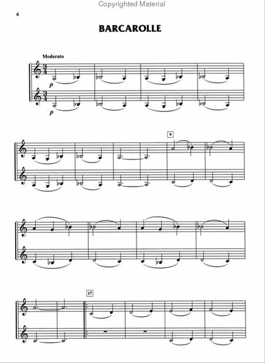 Yamaha Clarinet Duets Yamaha Clarinet Duets Clarinet Duet scores gallery preview page 2