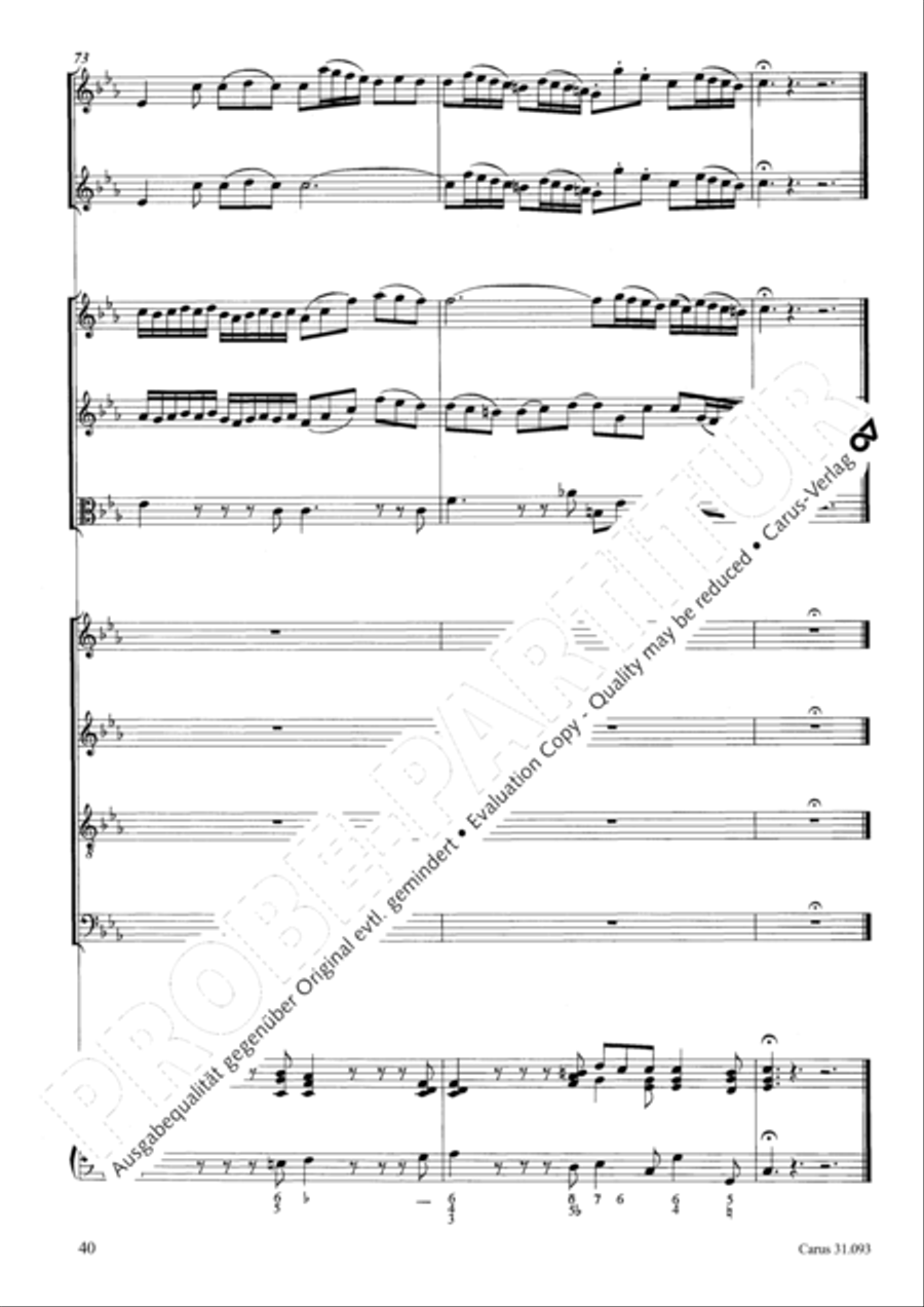 All those who seek God's sov'reign guidance (Wer nur den lieben Gott lasst walten) 4-Part scores gallery preview page 41