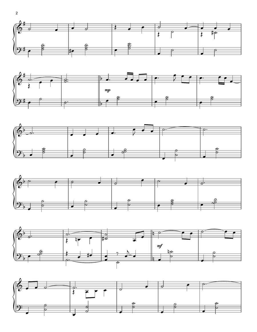 How Does A Moment Last Forever (from Beauty and The Beast) Piano Solo scores gallery preview page 2