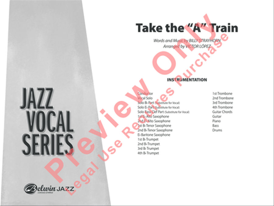 Take the A Train Jazz Ensemble scores gallery preview page 2