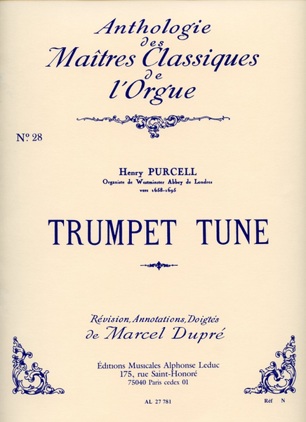 Trumpet Tune - Clas No.28/Orgue