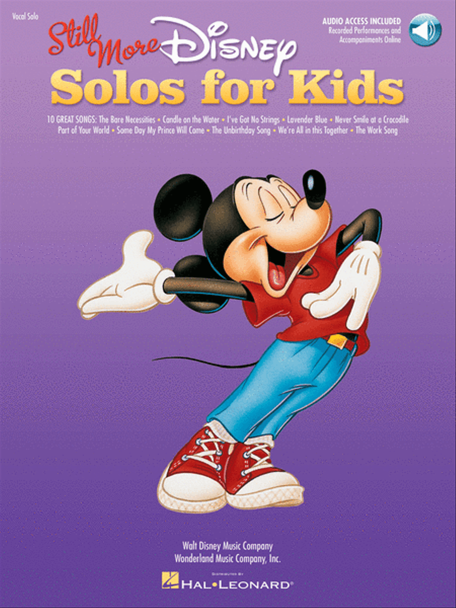 Still More Disney Solos for Kids Voice scores gallery preview page 1