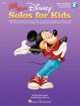 Book cover for Still More Disney Solos for Kids