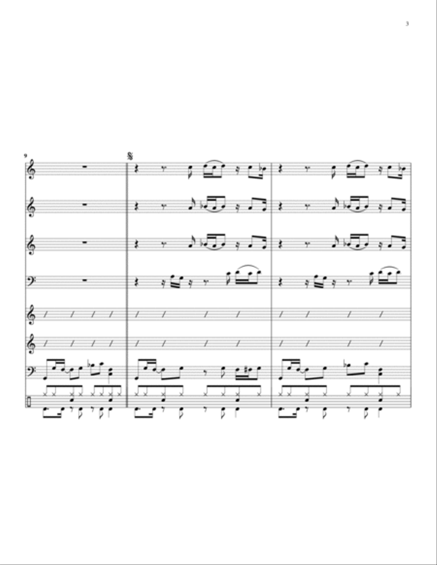 Panhandler Jazz Ensemble scores gallery preview page 6