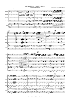 2 Classical Favourites for Bassoon Quartet (volume four)
