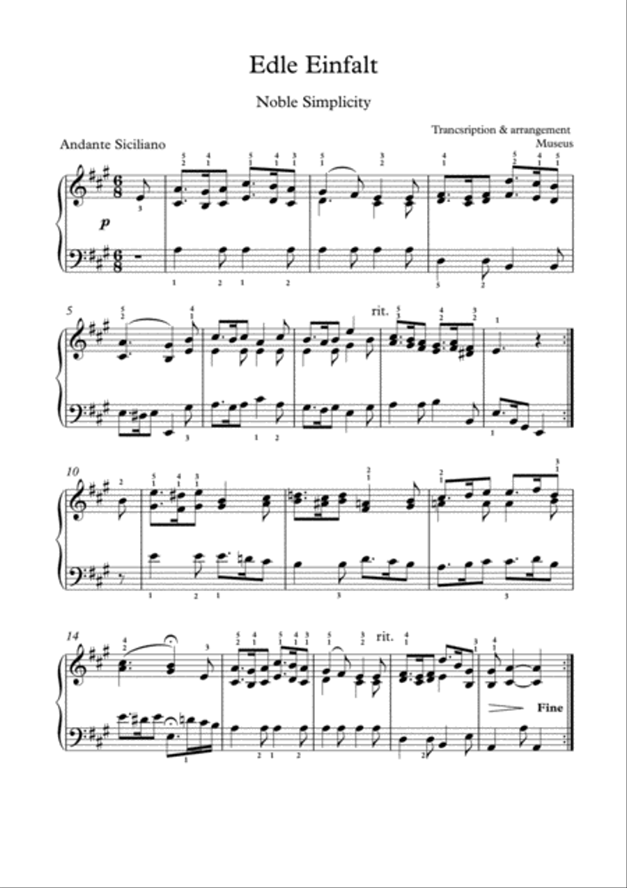 Easy short pieces for Classical Piano II Easy Piano scores gallery preview page 6