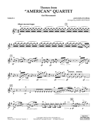 Themes from American Quartet, Movement 1 - Violin 1