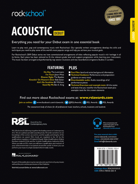 Rockschool Acoustic Guitar Debut
