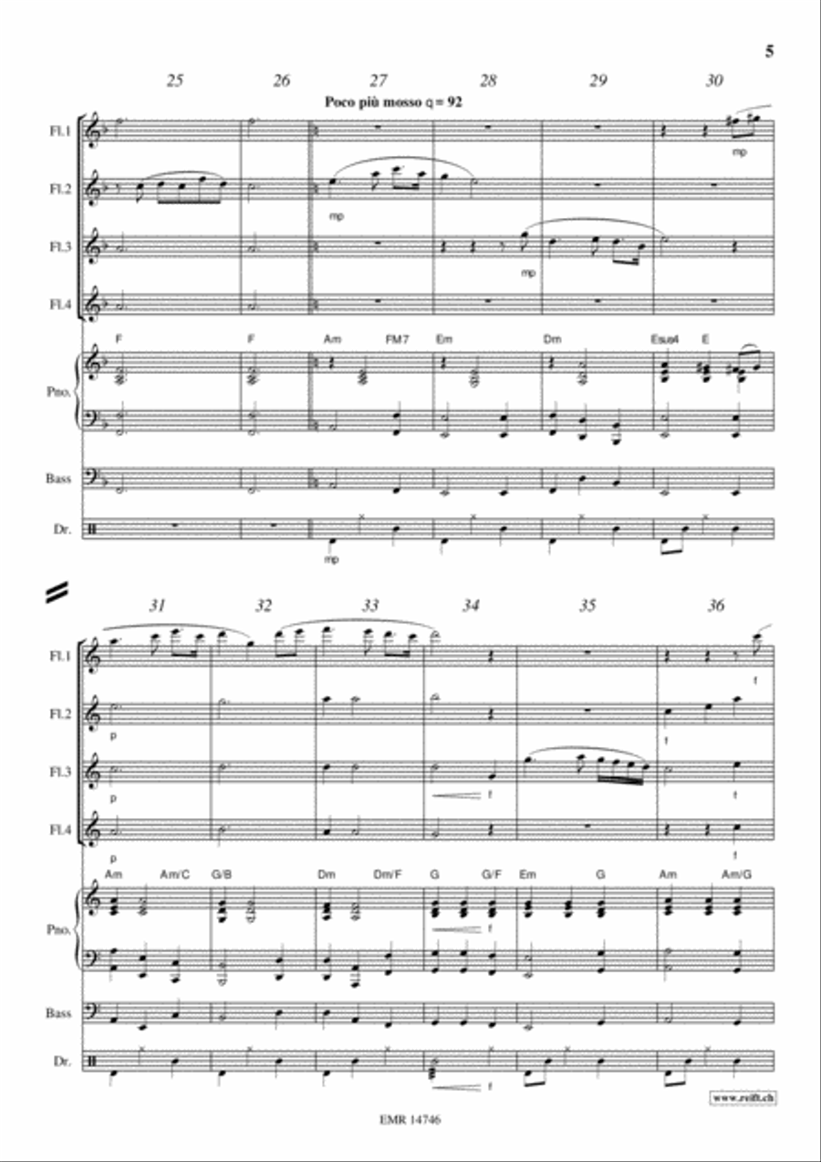 The Last Rose Of Summer The Last Rose Of Summer Flute scores gallery preview page 5