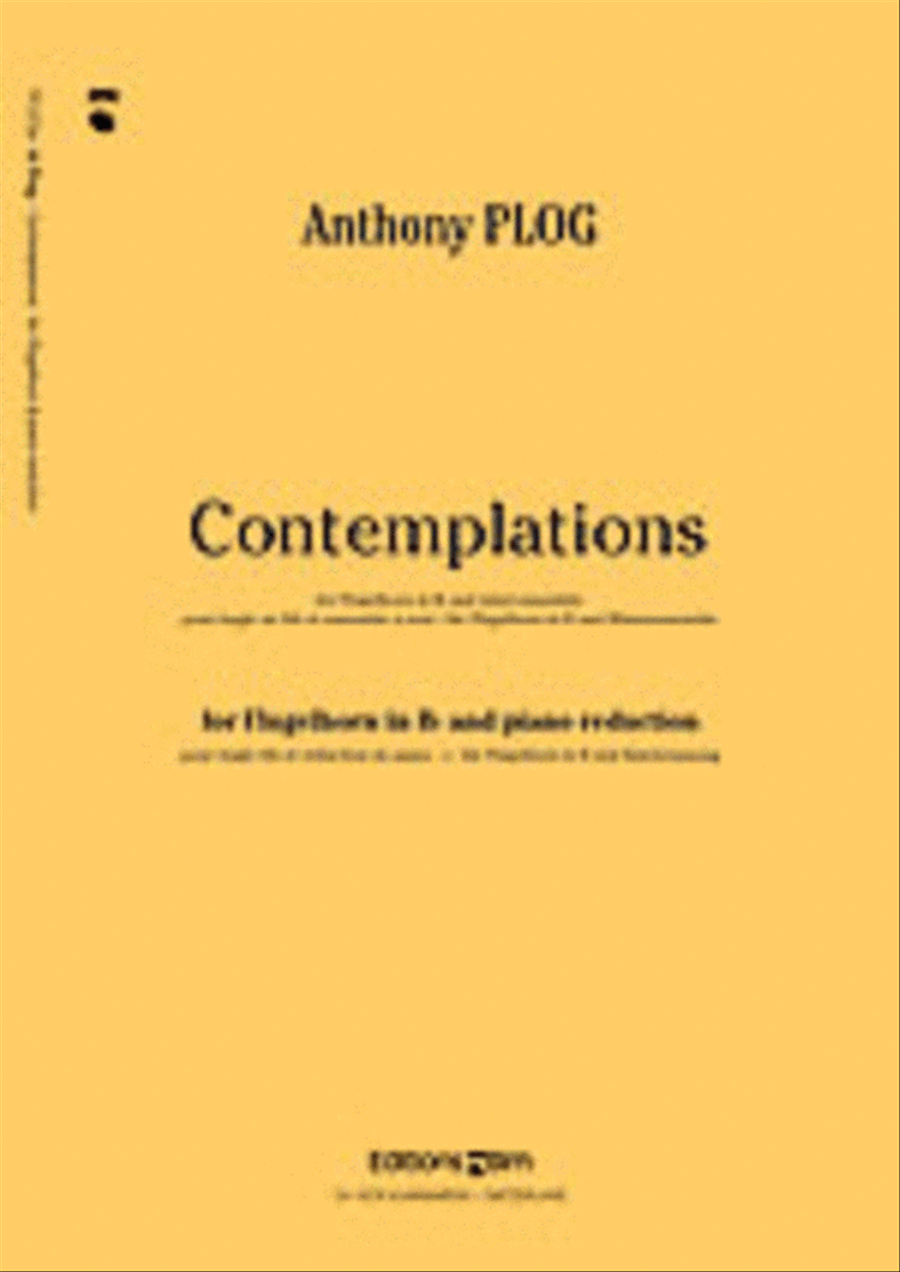 Contemplations Contemplations Flugelhorn scores gallery preview page 1