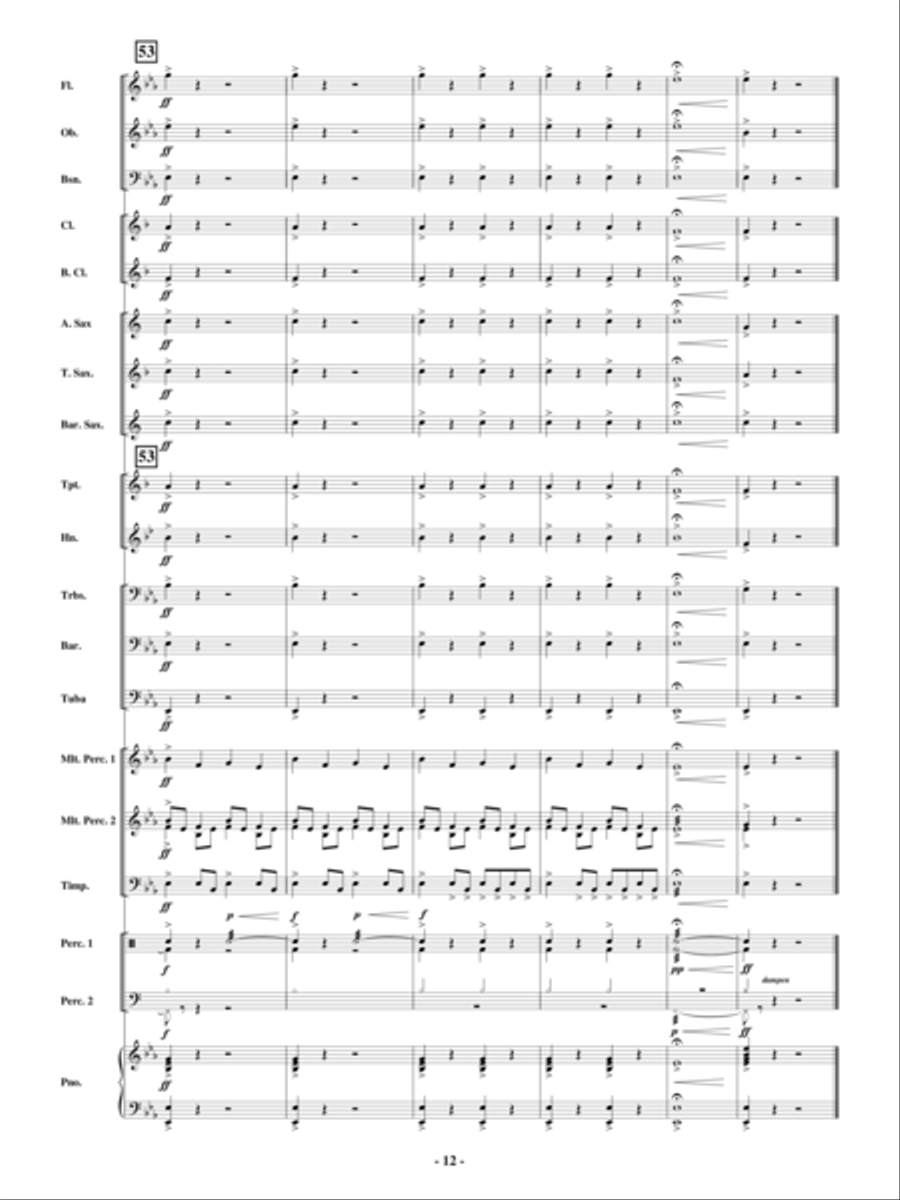 Holiday Bells Are Ringing Concert Band scores gallery preview page 11