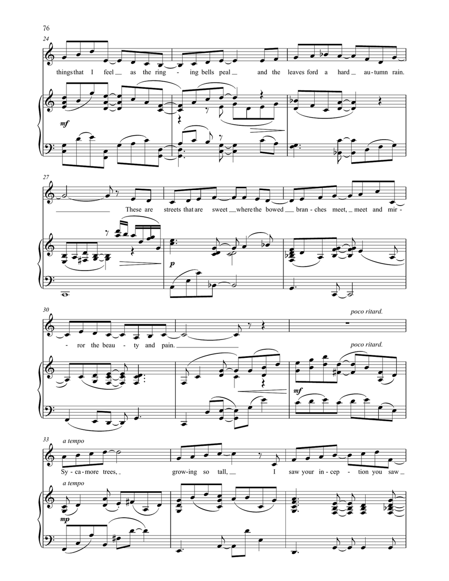 Sycamore Trees Voice scores gallery preview page 3