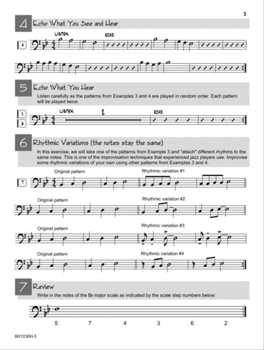 Jazz Basics - Trombone/Baritone B.C. Jazz Ensemble scores gallery preview page 3