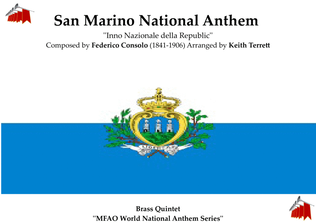San Marino National Anthem ''Inno Nazionale della Republic'' for Brass Quintet
