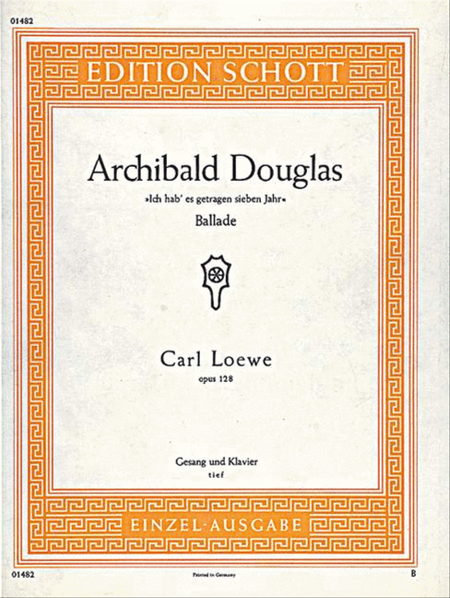 Archibald Douglas, Op. 128 Low Voice scores gallery preview page 1